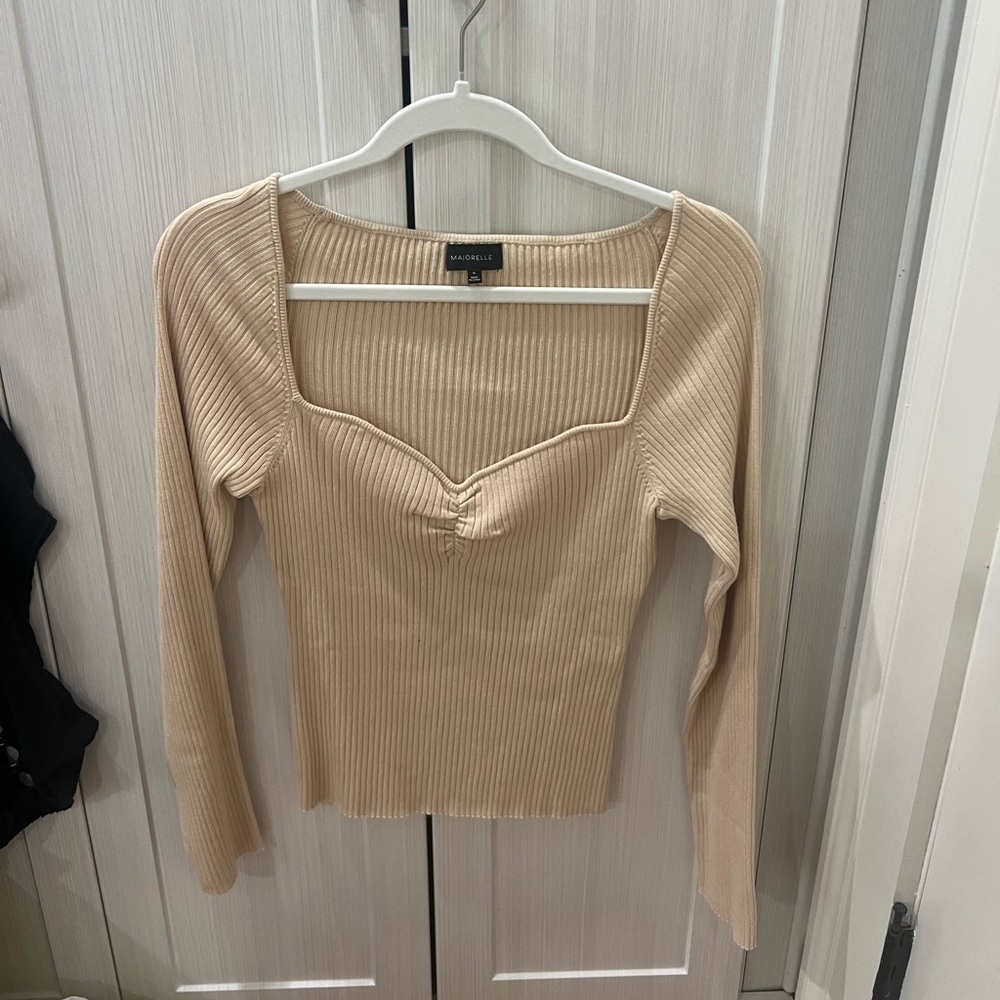 MAJORELLE Salone Sweater in Almond - Picture 2 of 5